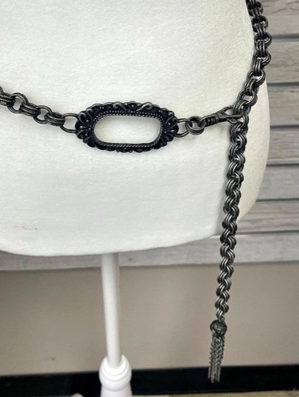 Metal Tassel Belt
